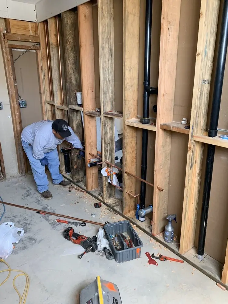 Commercial rough-in plumbing for Gas Line Repair in Bryant School